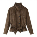 Damen Stehkragen Jacke