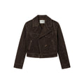 Wolljacke dunkelbraun